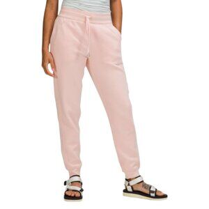 Lululemon Womens 10 Scuba Jogger Fleece 28 Pink Mist